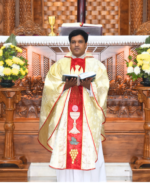 Fr. Umesh Ekka, Parish Priest of St Luke's Church